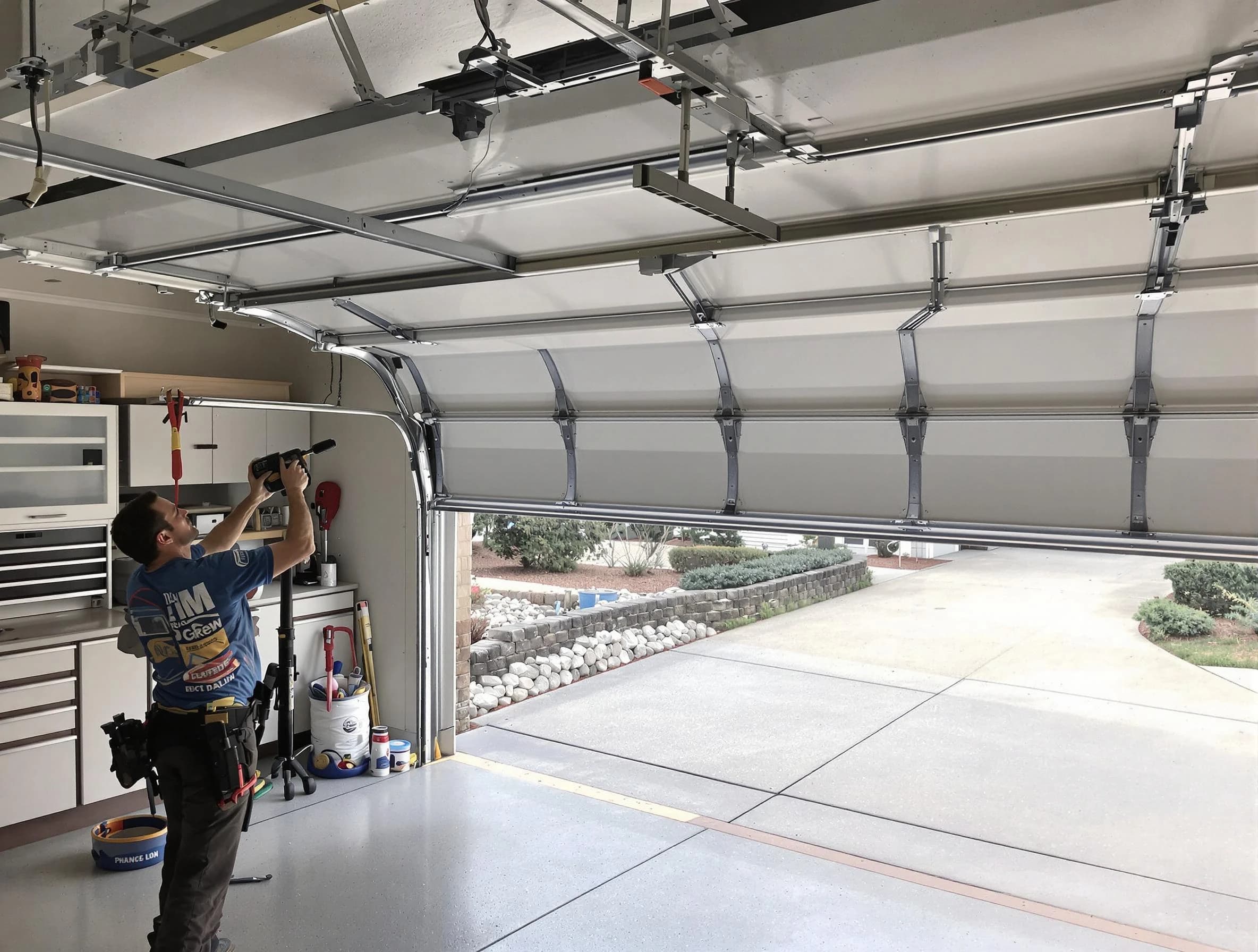 Garage door track repair service by Dakota Ridge Garage Door Repair in Dakota Ridge