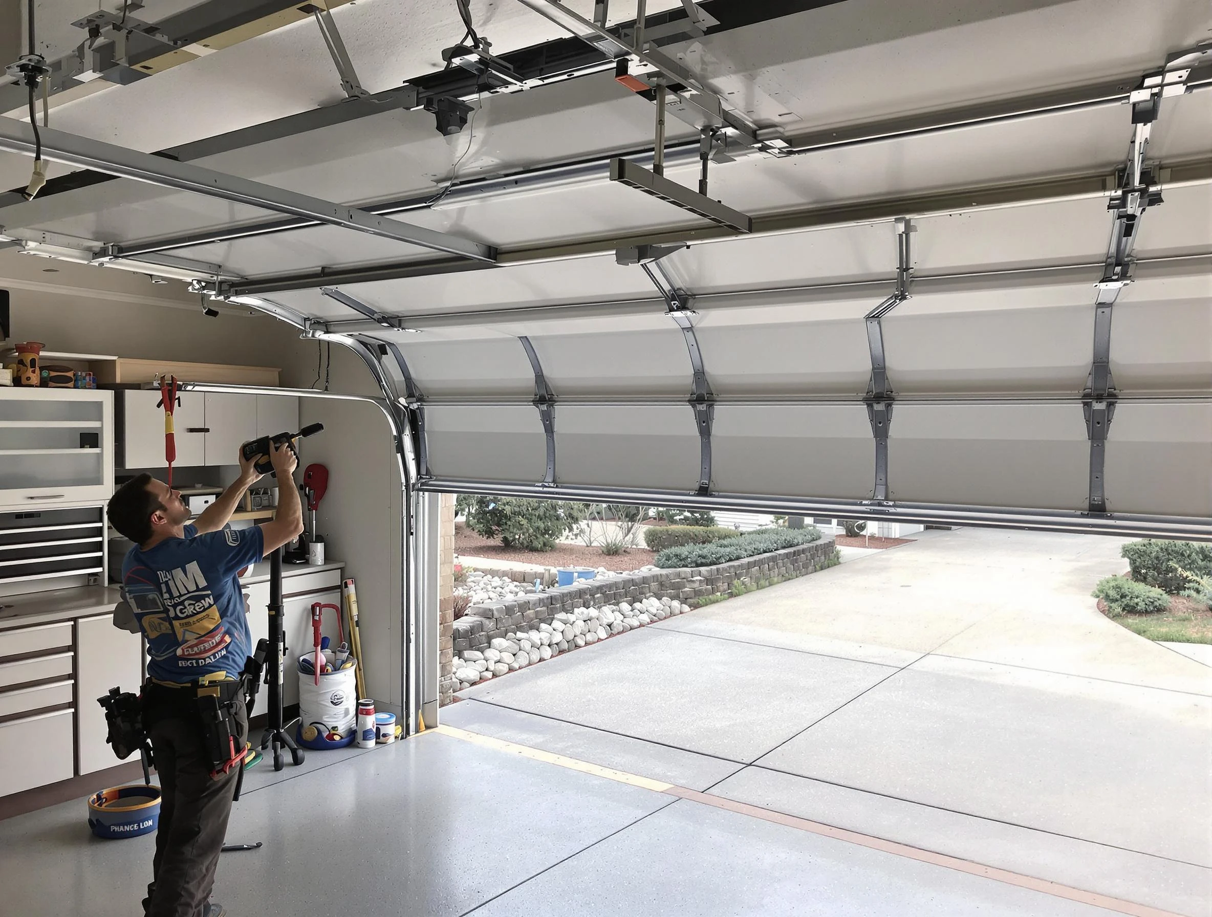 Garage door track repair service by Dakota Ridge Garage Door Repair in Dakota Ridge